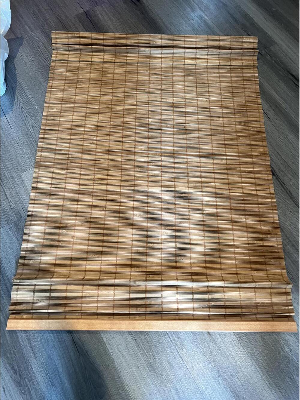 Squirrel Cordless Bamboo Roman Shade 35" x 64"